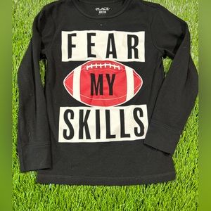Fear my skills football flannel